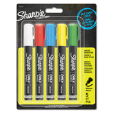 Sharpie Chalk Markers Wet Erase Chalk Pens Assorted Colours (Pack 5) 2157733